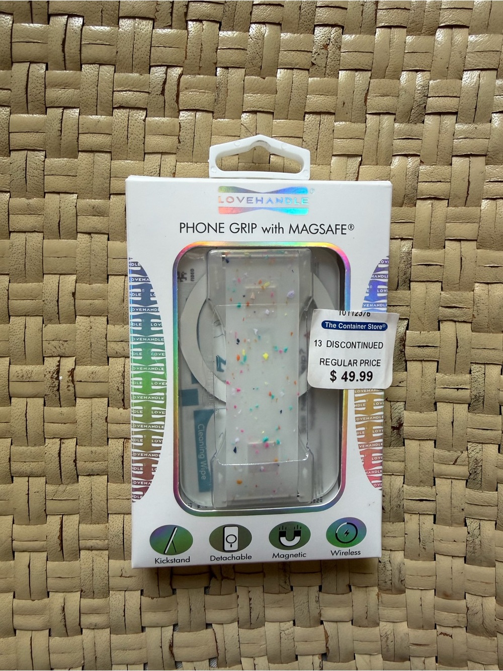 Lovehandle Pro Confetti Phone Grip with MagSafe NWT 50